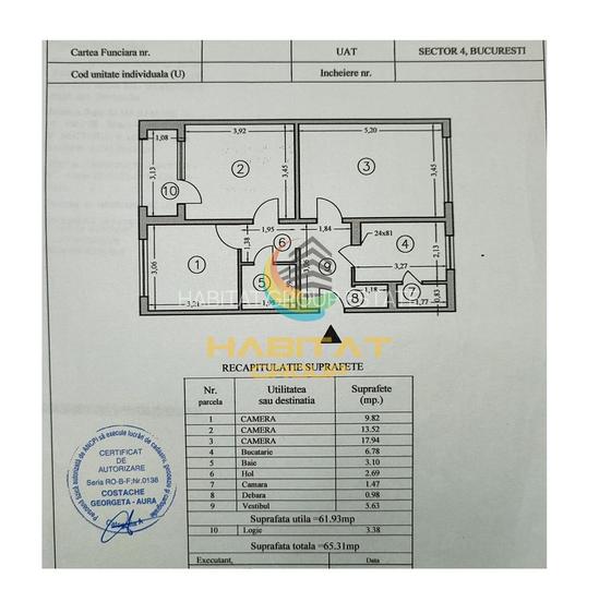 Apartament 3 Camere Decomandat Sector 4 Drumul Gazarului - 38