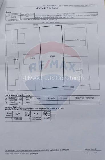 Teren de vanzare 500 mp - Valul lui Traian - 3