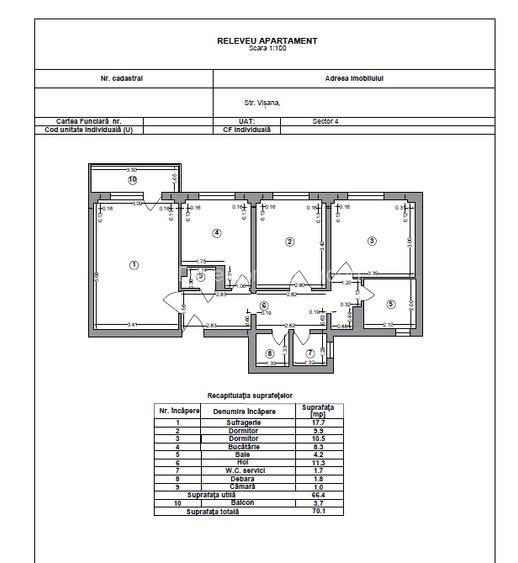 Apartament 3 Camere Tineretului | 2 Bai | Bloc 1980 | Necesita Renovare | - 13