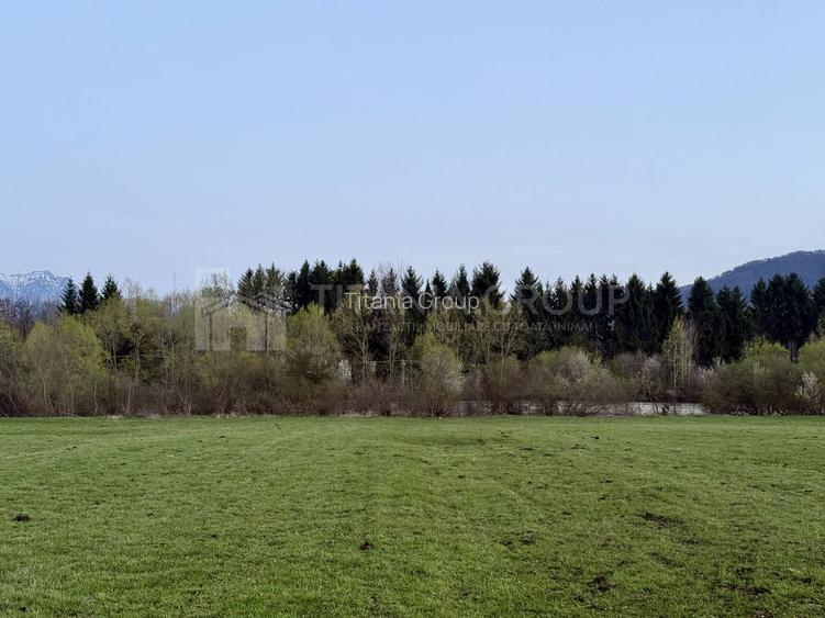 Teren intravilan, 7838 mp, cu priveliște superbă spre munți – Zărnești - 7