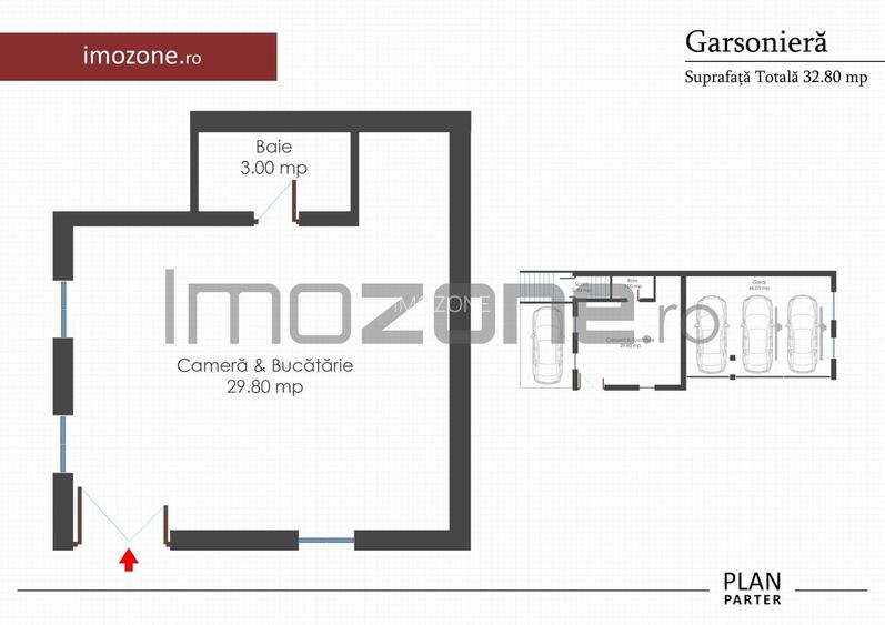Garsoniera de vanzare, bloc nou, finisatala cheie, centrala termica individuala - 1