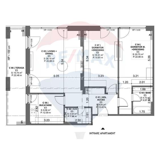 Vanzare  APARTAMENT CU 3 CAMERE -DEZVOLTATOR - 8