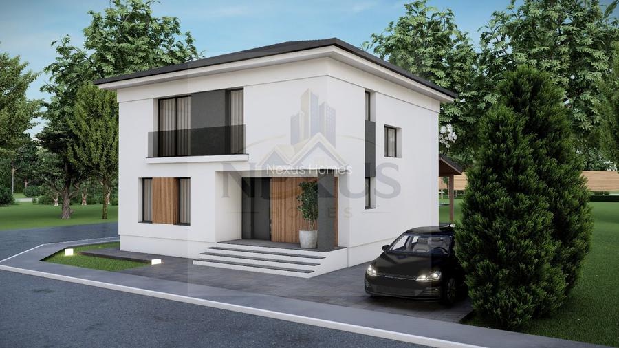 Casă P+1 (finalizare 2026) | 4 cam., 3 băi | 128mp utili | Teren 400mp - 9