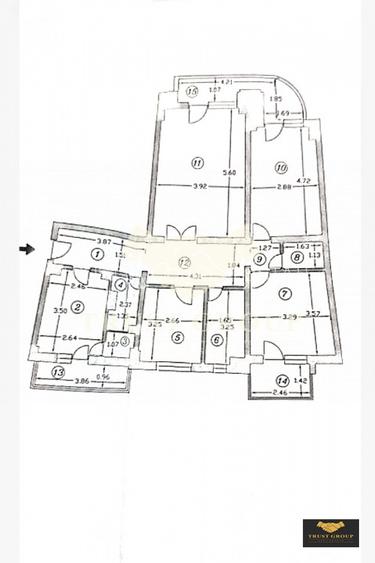 Apartament 4 camere Cismigiu - Știrbei Voda | Imobil 1990 - 16