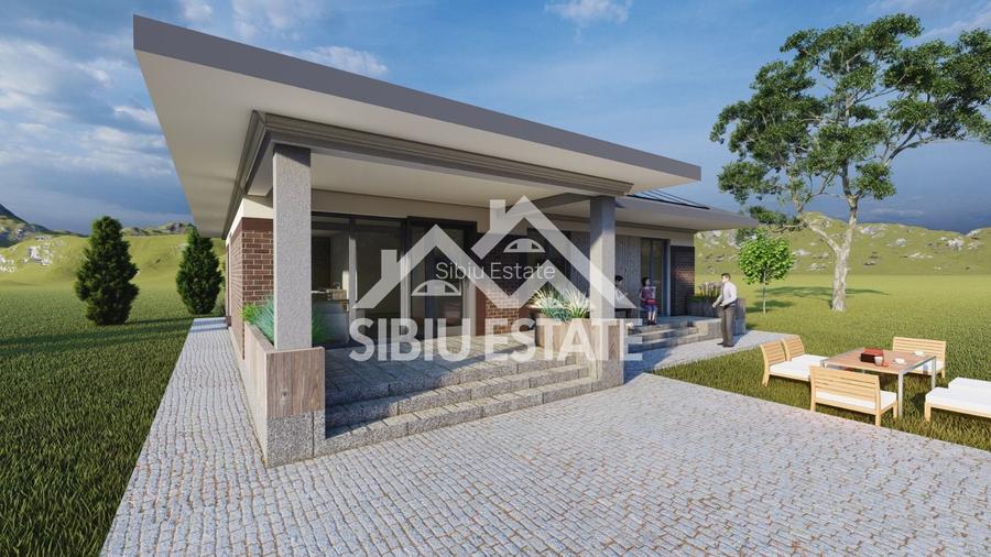 Casă individuală , parter, ansamblu rezidențial modern – Șura Mica - 11