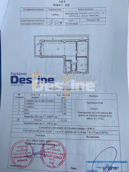 BUCIUM - PENTHOUSE 3 camere Open space 109mp + Terasa 31 mp - 12