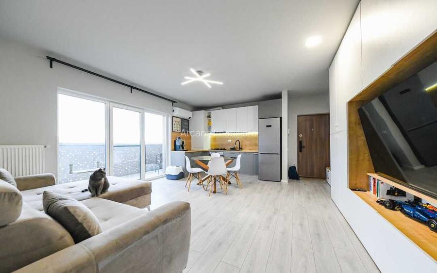 Apartament 2 camere complet mobilat si utilat zona Teilor Floresti - 2