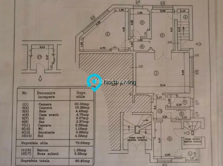 Apartament 2 camere în vilă | Foișorul de Foc - 16