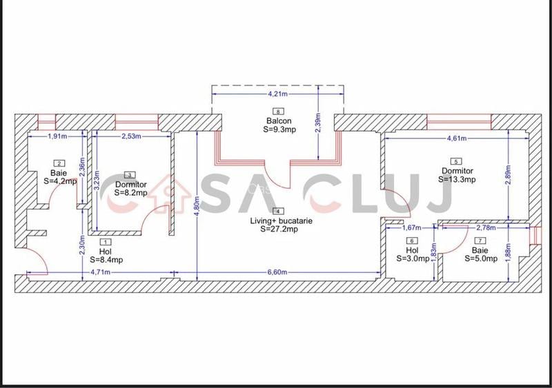 Apartament 3 camere, prima locuire, terasă | Borhanciului - 10