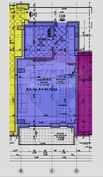Apartament cu 1 cameră în bloc nou în zona Victoriei - 14