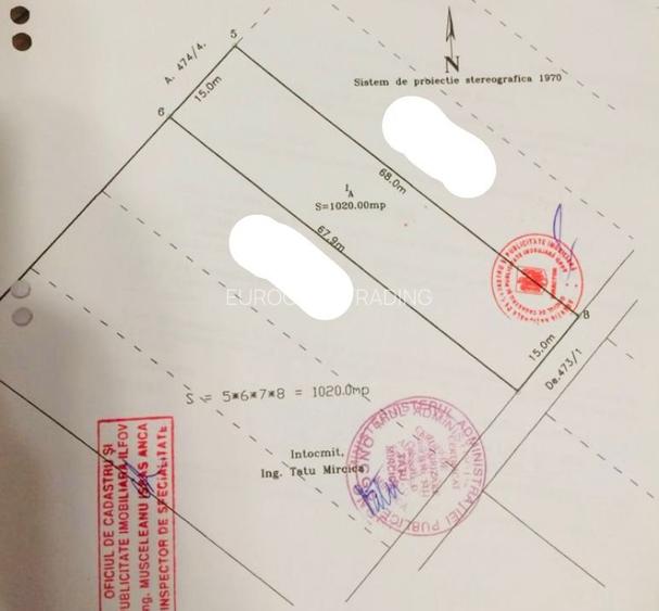 Teren intravilan 1020 mp Mogosoaia- Fuiorului - 1