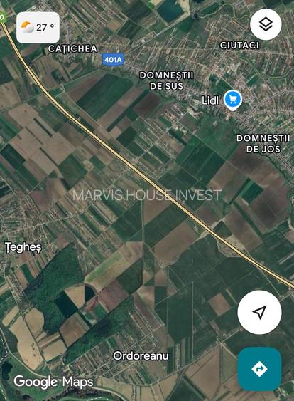 Teren intravilan de vanzare in Domnesti, sat Teghes - 2