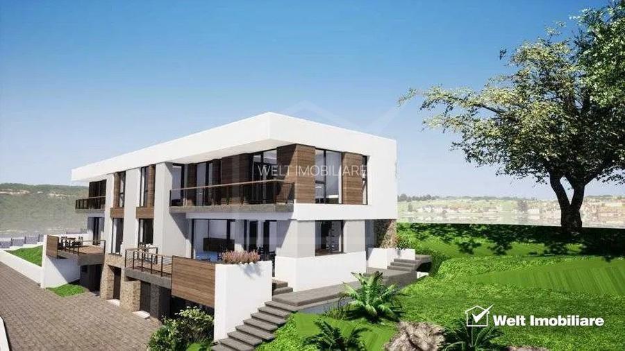 Duplex semifinisat, 220 mp, 1200 mp teren, Feleacu, vedere panoramica - 6