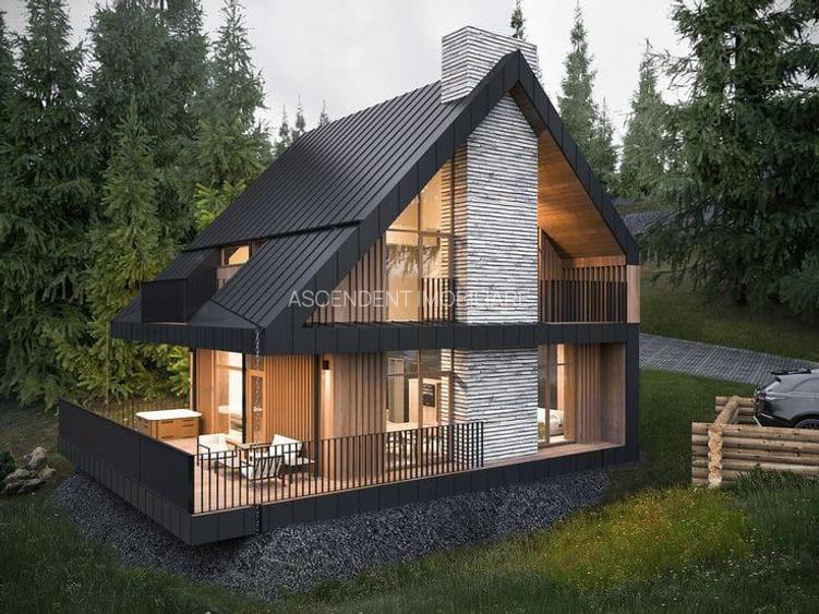 FILM!Casa ergonomica,independenta energetic,123 mp utili,777 mp teren, Rasnov, P - 4