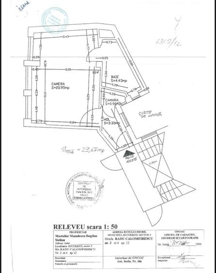 De Vanzare Studio decomandat Mosilor - Sfanta Vineri sector 3 - 17