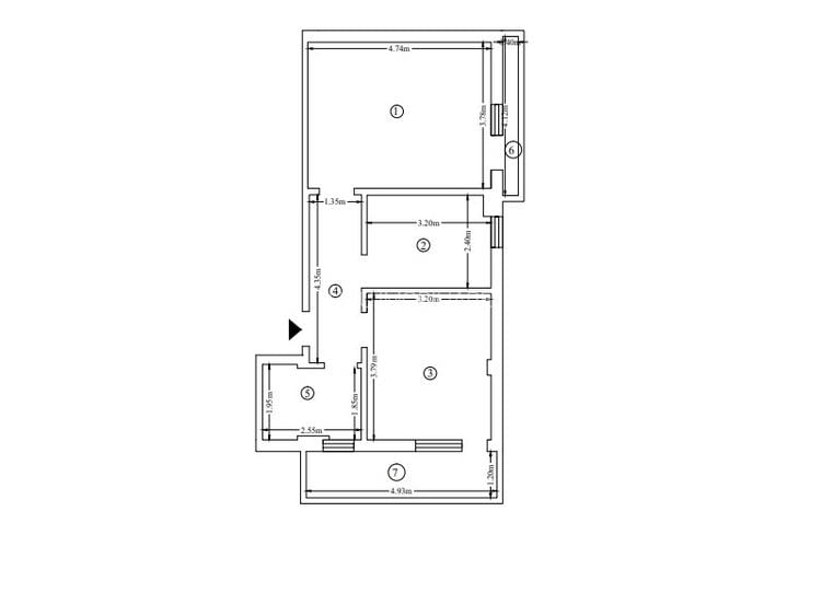 Apartament 2 camere | 56 mp | Etaj 2/3 | Bucium - 3