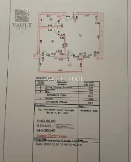 Apartaement 2 camere - LOC DE PARCARE INCLUS- CORTINA 126 - 1