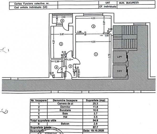 2 camere Drumul Taberei, 57 mp, etaj 7 - 10