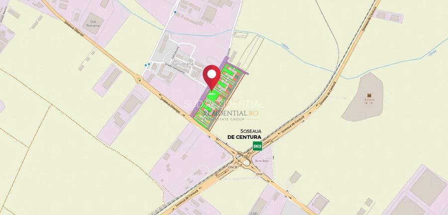 Oportunitate, teren autorizat, 8 imobile Ds+P+5E, Sos. Oltenitei- Danubiana - 2