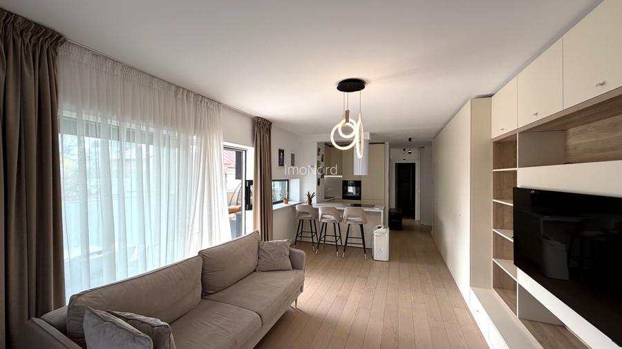 Apartament 2 camere de închiriat Aviatiei – bloc boutique 2022, terasă 16 mp - 3