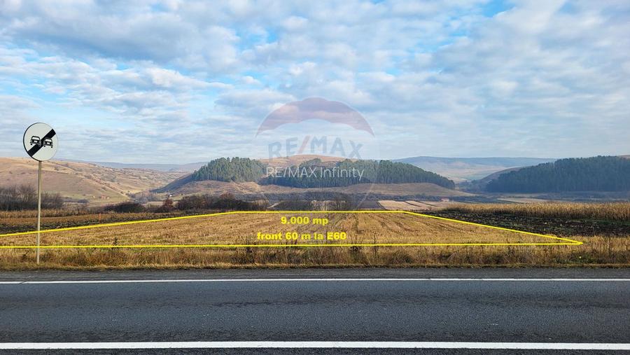 Teren industrial 9.000 mp Gilau Front la DN1 E60 Acces TIR - 4