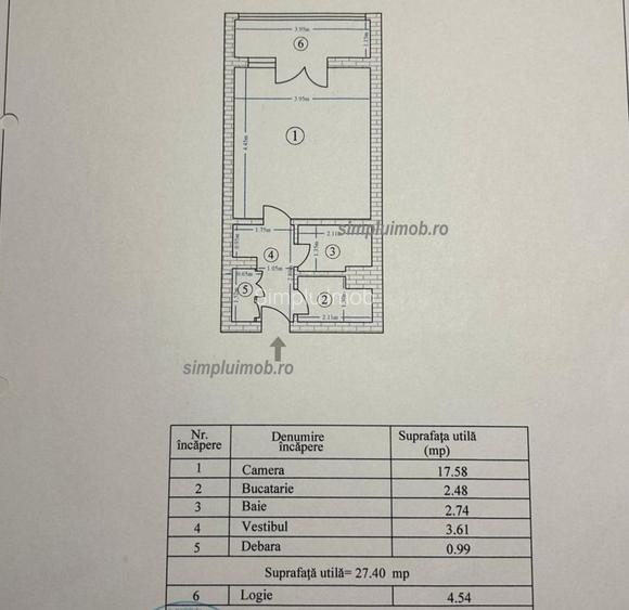 Garsoniera Decomandata Renovata Metrou Costin Georgian - 1