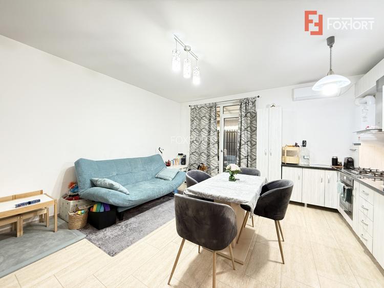 Apartament cu 2 camere, terasa, curte si loc parcare in Dumbravita - 2