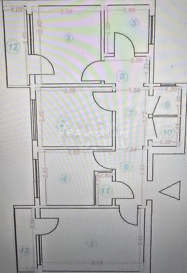 3 camere, 7/10, bloc 1979, 74 mp-Pacii-Str. Barsanesti - 12