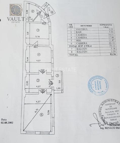Apartament 3 camere - 10 minute de Universitate - Mosilor - 1