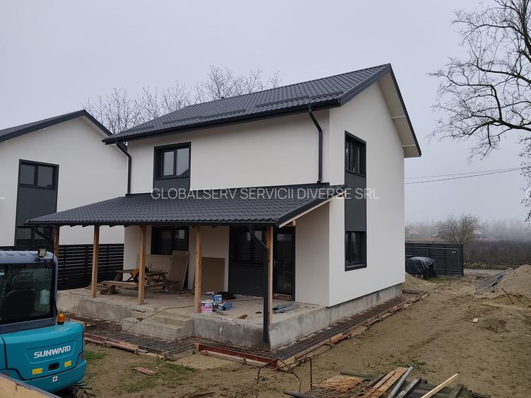 FARA COMISION case 4 camere 2 bai terasa P+1+pod canal apa gaz curent la cheie - 8