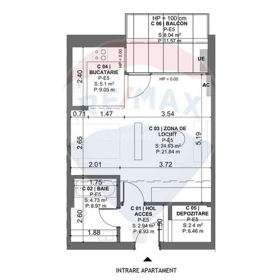 Vanzare  APARTAMENT CU 3 CAMERE -DEZVOLTATOR - 4