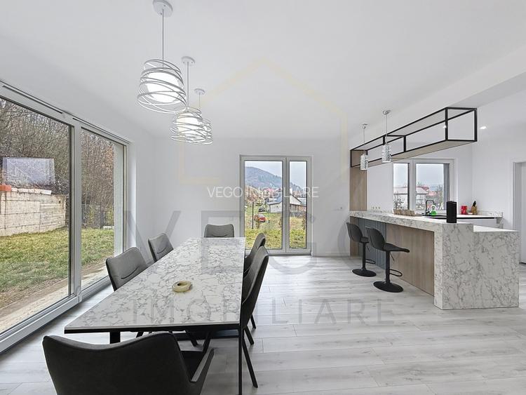 Casa noua cu 3 dormitoare + living, curte generoasa, in Gilau - 2