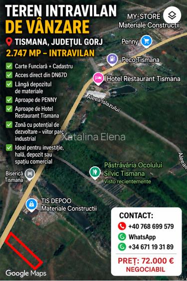 INTRAVILAN DE VÂNZARE | TISMANA, GORJ - 3