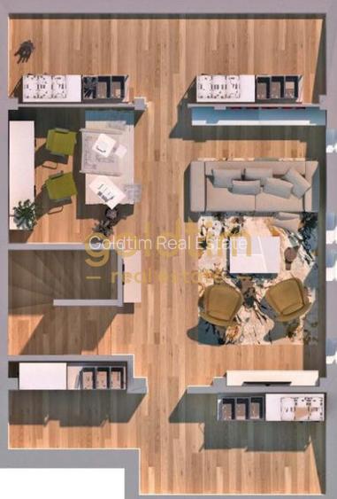 VILA NOUA/ MOBILATA/CURTE 50 mp/2 LOCURI DE PARCARE - 34