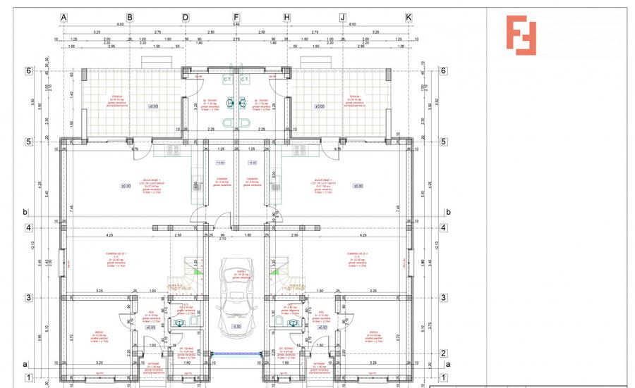 Duplex despartit prin garajul vecinului - 5 camere, finisaje premium - 7