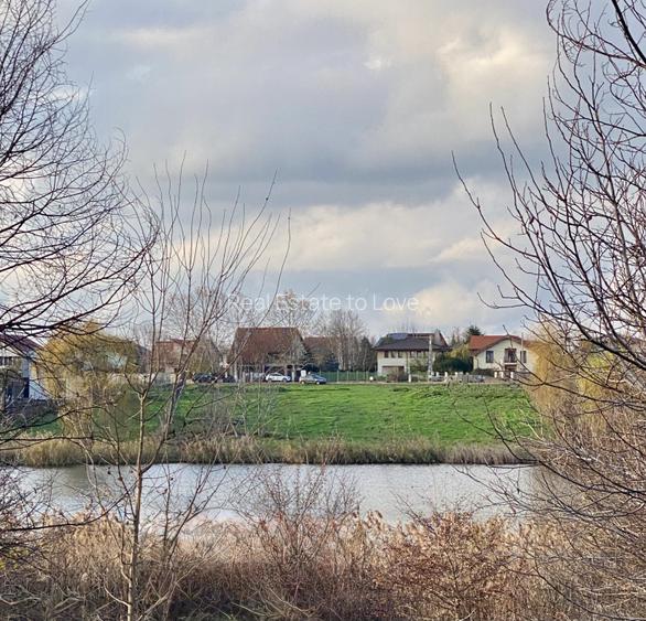 Teren lângă lac centru Corbeanca, vedere lac si pădure, toate utilitățile - 9
