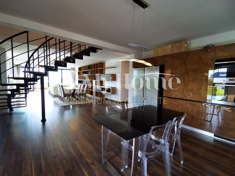 Duplex Spectaculos cu 5 camere, vedere libera Herastrau, mobilat modern, parcare - 15