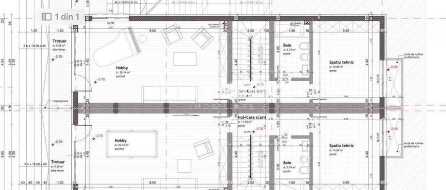 Casa Finisata | 193Mp  cu  Terasa Panoramica 65Mp | Parcare | Cart. Tineretului - 13