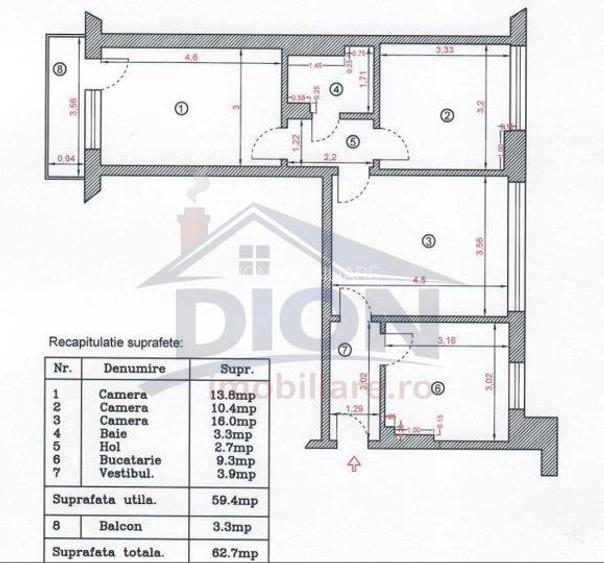 APARTAMENT 3 CAM, STEFAN CEL MARE OBOR - 8