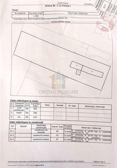 Casa 4 cam+ teren 1286 mp deschidere 18 m Chiscani zona Primariei - 3