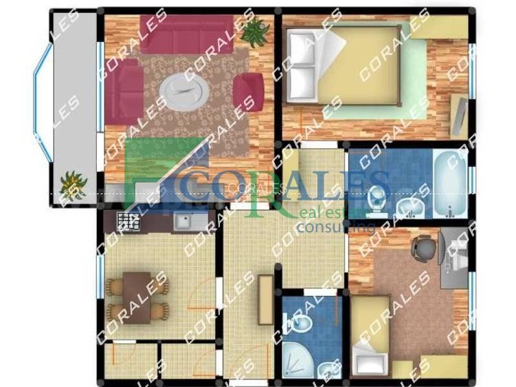 Model de apartament spatios. Zona excelenta. Centrala proprie. - 12