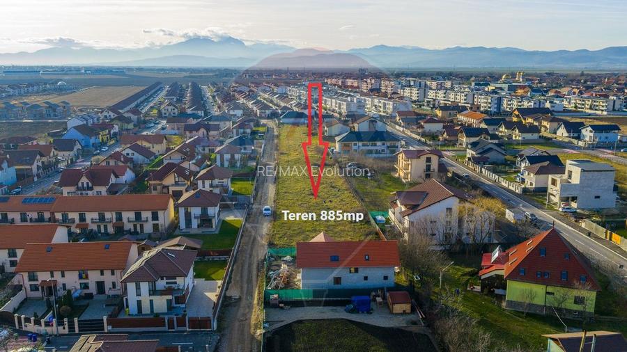 Ghimbav | 885 mp | Lot complet: utilități + PUD | View Postăvaru - 7