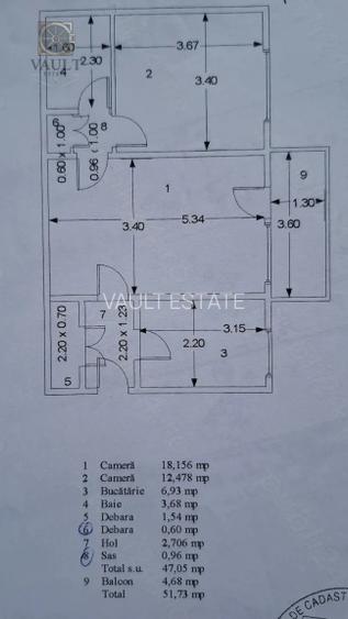 Apartament 2 camere Bulevardul Basarabia - 1