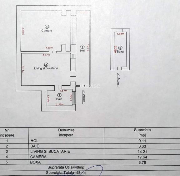 De vânzare – apartament central, zona Dealul Cetății - 8