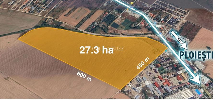 Teren intravilan 27 ha – Păulești | Pretabil Dezvoltare Rezidentiala - 1