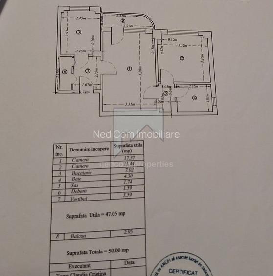 Vanzare apartament 2 camere Rahova - Barca - 1