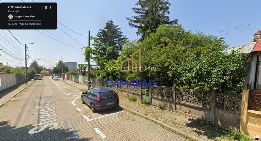 Teren 483 mp – Strada Galiceni 24 - Bucureștii Noi - metrou Laminorului - 9