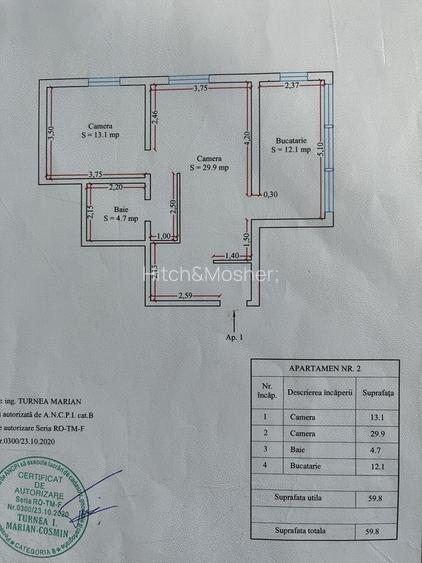 Apartament 2 camere, Hornbach - 1