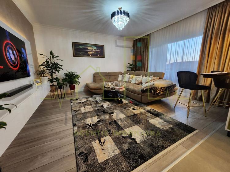 3 Camere. Etaj 1. Mobilat si utilat. 2 locuri de parcare. 2 Bai. 2 Balcoane - 2