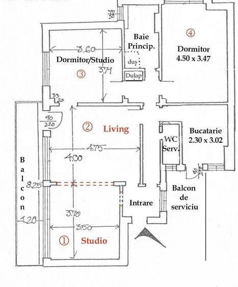 OPORTUNITATE | 3 CAMERE | CENTRALĂ PROPRIE | LIFT FUNCȚIONAL | BULEVARD DACIA - 1